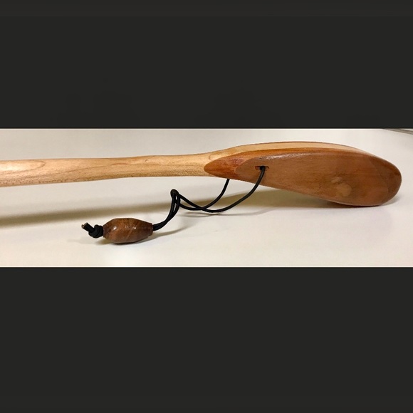 New Unused Hand Crafted Artisan Maple/Cherry Maple Shoehorn - Picture 5 of 9